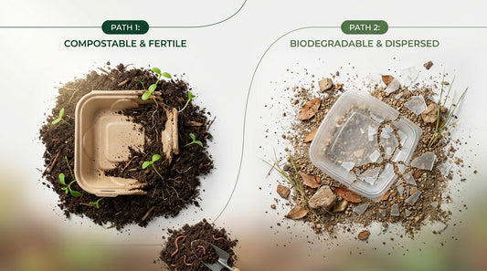 Compostable vs biodegradable explained