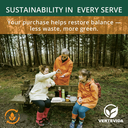 9x6 Compostable Clamshell Take Out Containers [50 Pack] - Rectangular Food Containers | VerteVida