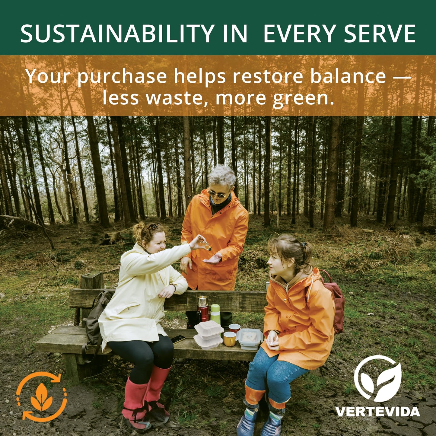 6x6 Compostable Clamshell Take Out Containers [50 Pack] - Disposable Food Containers | VerteVida