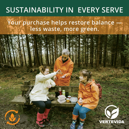 6x6 Compostable Clamshell Take Out Containers [50 Pack] - Disposable Food Containers | VerteVida